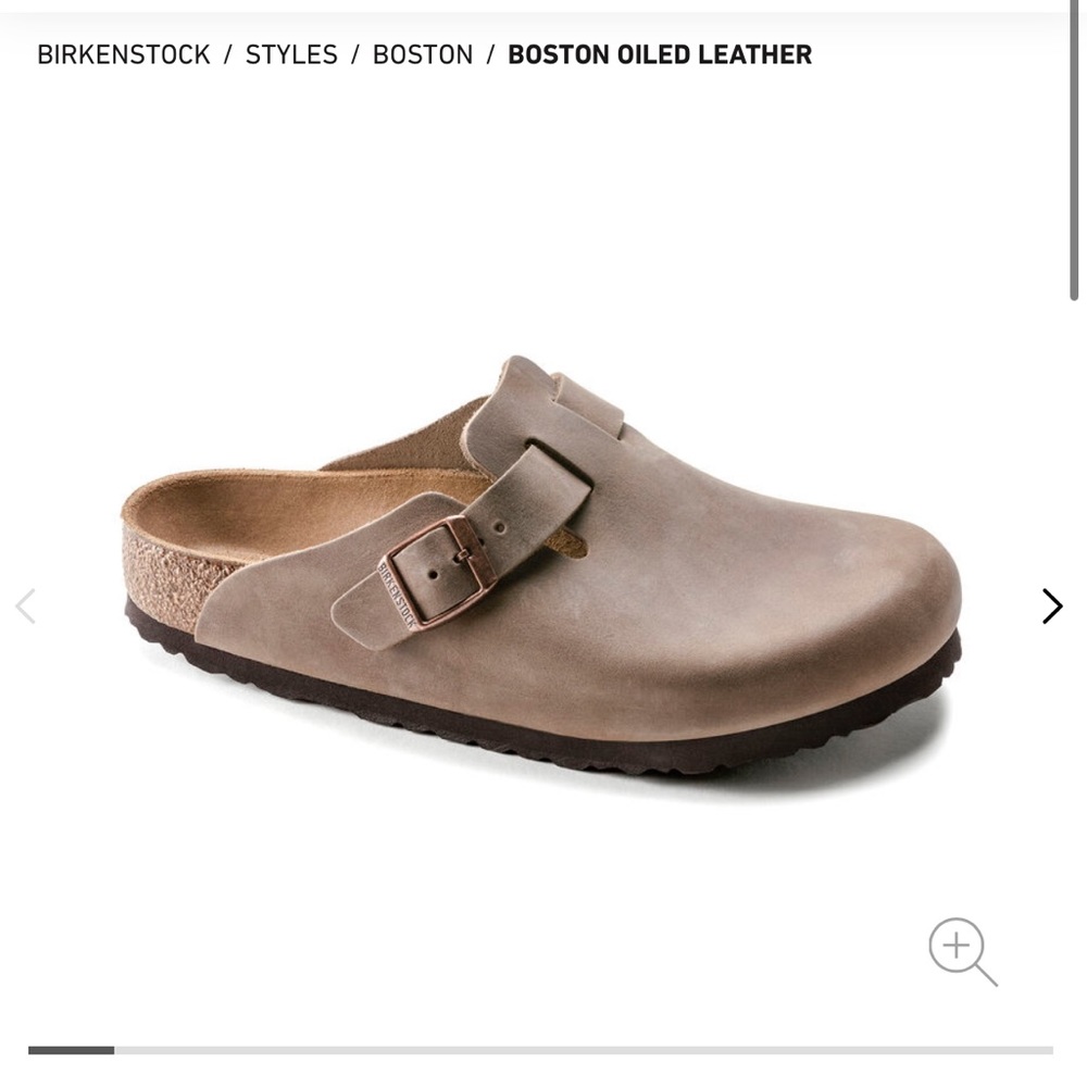Birkenstock Boston Oiled Leather - Tobacco size 42 regular/wide